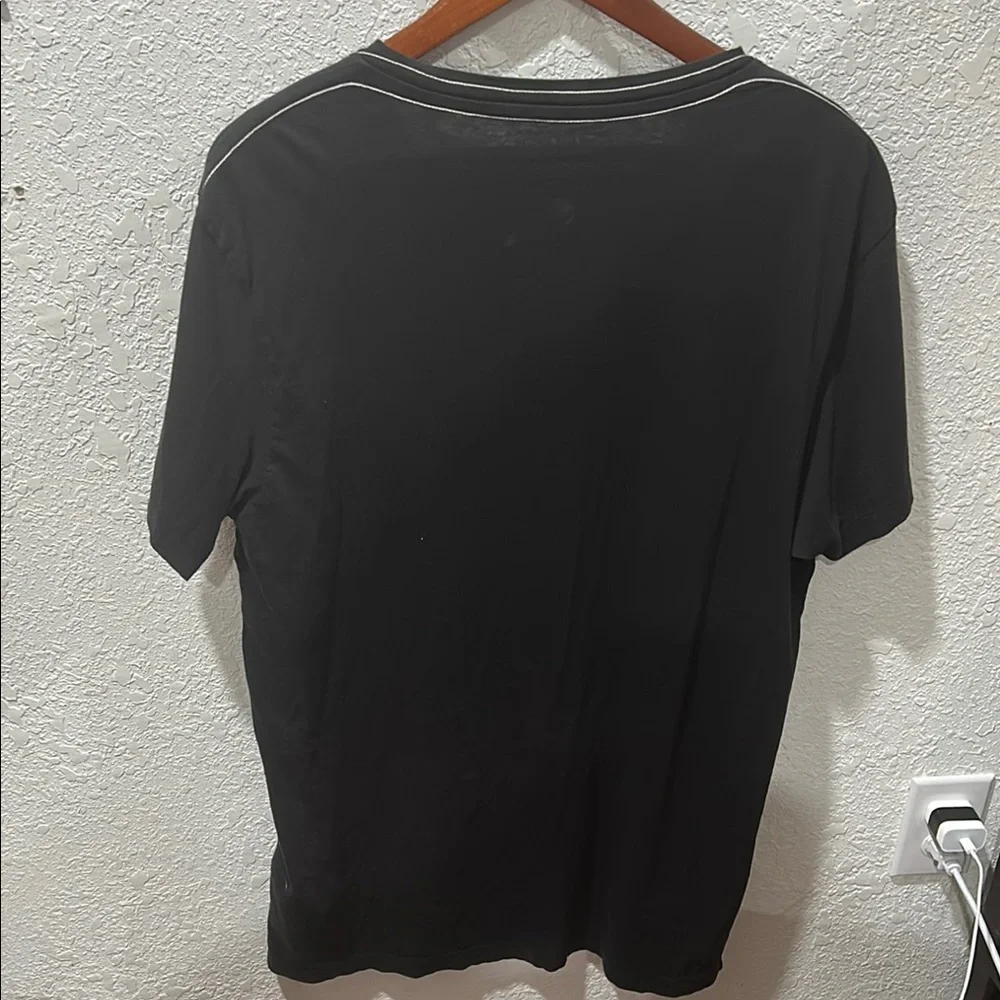 True Religion Black T-Shirt with Red Accents Men’s size L GUC..